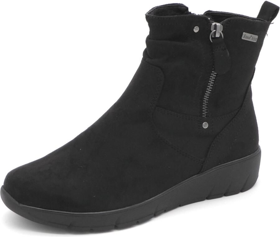 Jana Dames Enkellaars 26497-007 Zwart Wijdte H