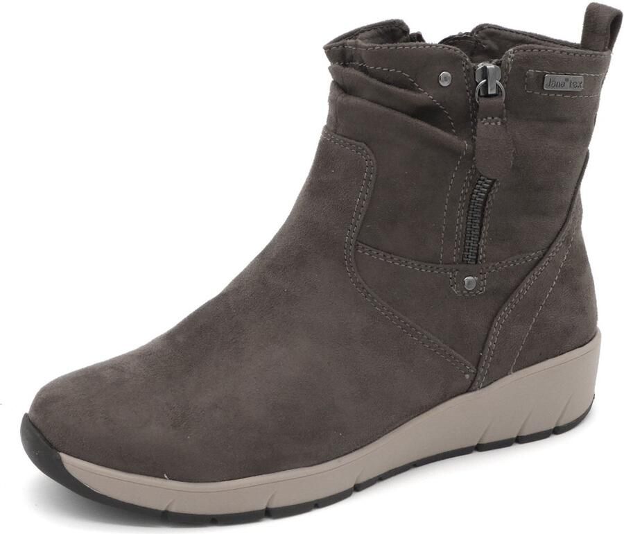 Jana Dames Enkellaars 26497-231 Taupe Wijdte H