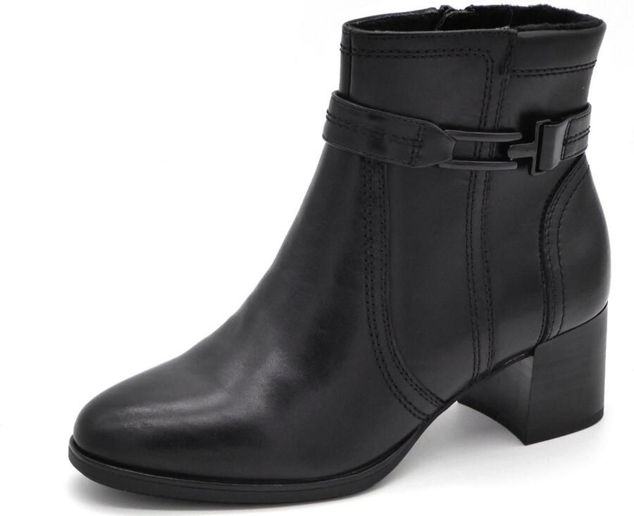 Jana Dames Enkellaarsje 25763-001 Zwart Wijdte H