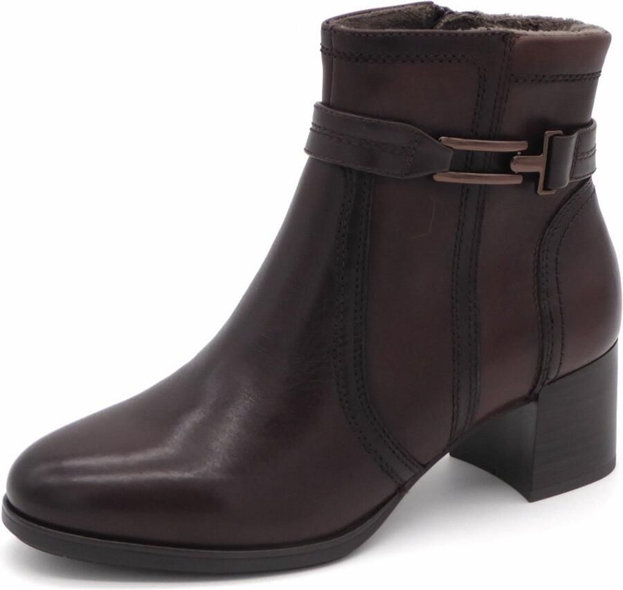 Jana Dames Enkellaarsje 25763-304 Bruin Wijdte H