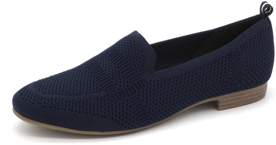 Jana Dames Instapper 24266-80E Blauw Wijdte H