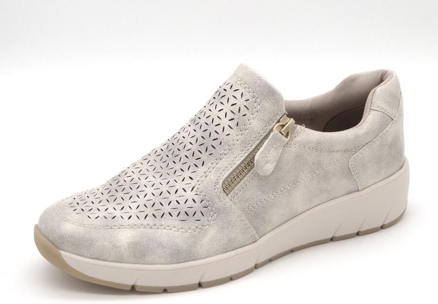 Jana Dames Instapper 24765-499 Beige Metallic Wijdte H