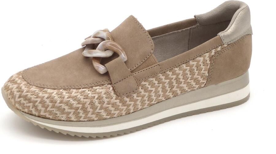 Jana Dames Instapper 24766-315 Lichtbruin Combi Wijdte H