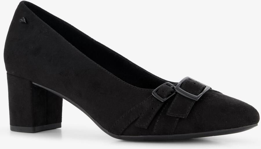 Jana dames pumps met H-leest zwart