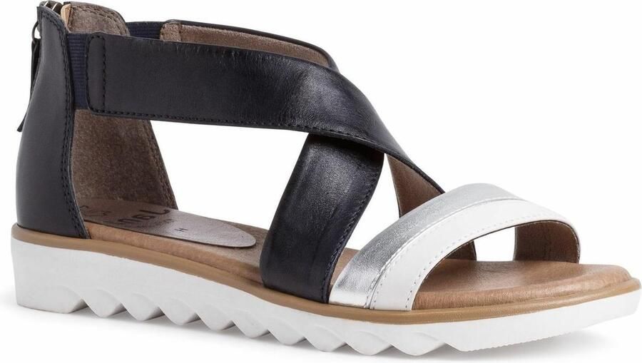 Jana Dames Sandaal blauw H-breedte