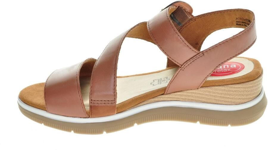 Jana Dames Sandalette 28216-305 Cognac - Foto 3
