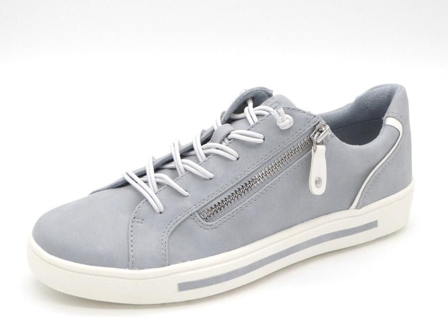 Jana Dames Sneaker 23660-833 Lichtblauw Wijdte H