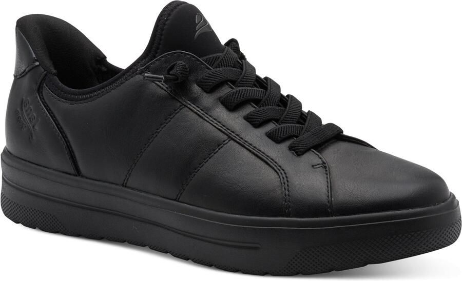 JANA Sportieve veterschoen 'Tamaris Schnür-Sneaker' zwart