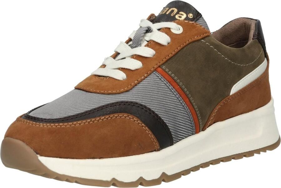 Jana Dames Sneaker bruin RELAX fit