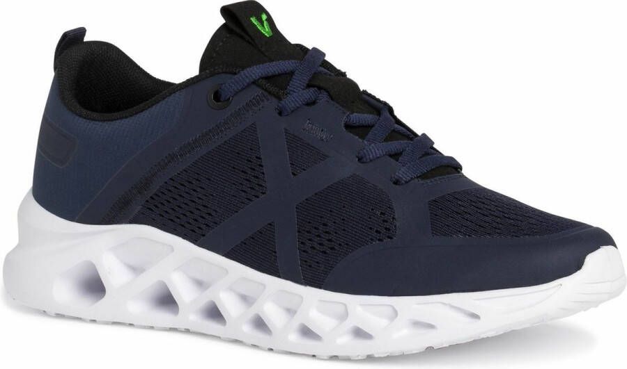 Jana Vegan Dames Sneaker 8 8 23783 28 805 blauw H breedte