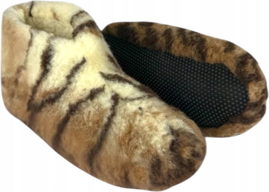 Janex Wooliva Dames Pantoffels 100% Natuurlijke Wol