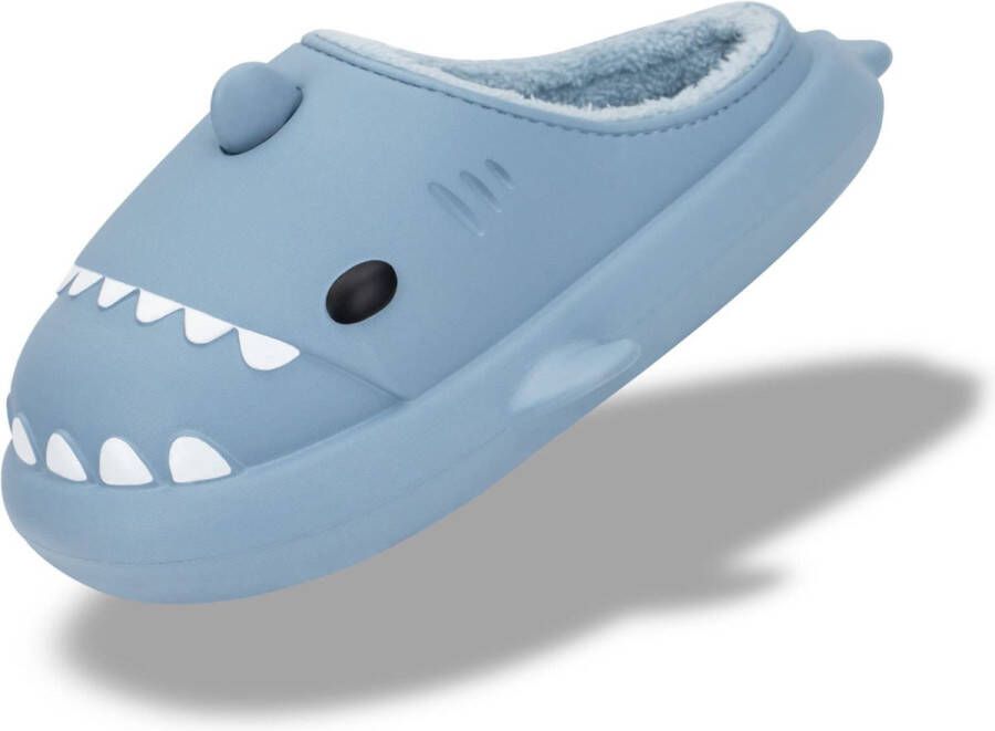 JAXY Haai Slippers Shark Slides Shark Slippers Pantoffels en Sloffen en Blauw - Foto 1