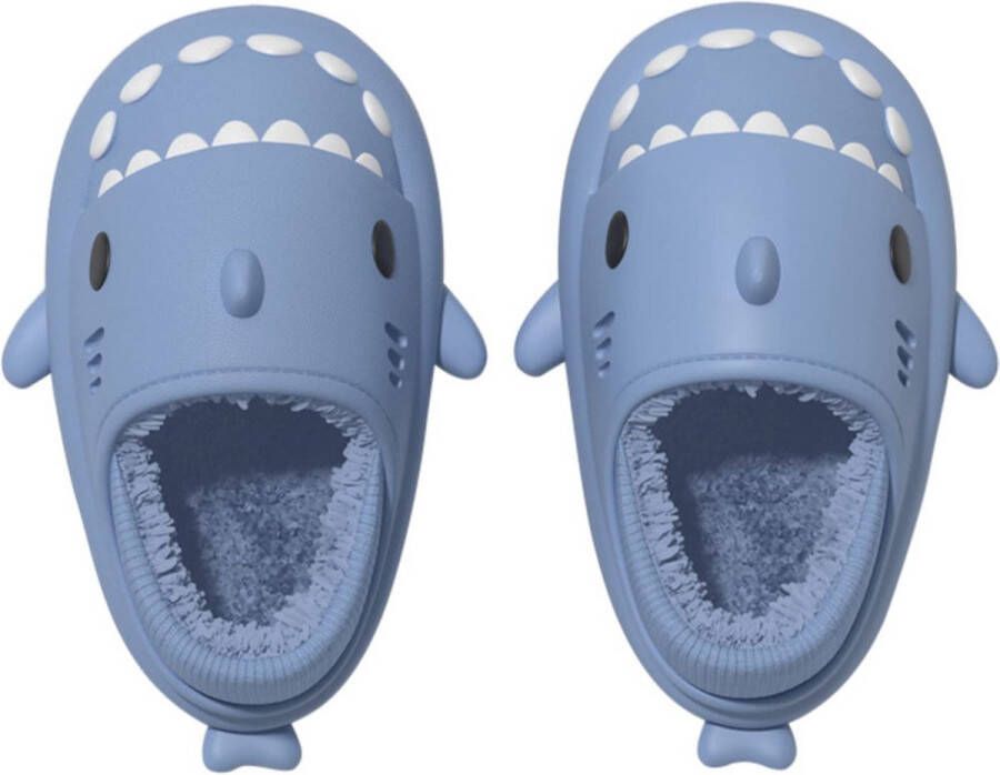 JAXY Haai Slippers Shark Slides Shark Slippers Pantoffels en Sloffen en -41 Blauw - Foto 6