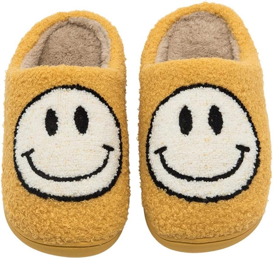 JAXY Smiley Slippers Smiley Pantoffels Pantoffels Smiley Sloffen Pantoffels en Sloffen Sloffen en - Foto 2