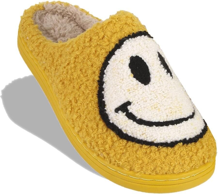 JAXY Smiley Slippers Smiley Pantoffels Smiley Sloffen Pantoffels en Sloffen en - Foto 4