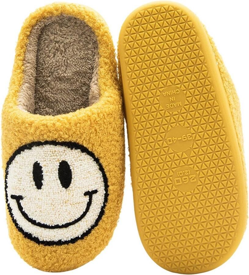 JAXY Smiley Slippers Smiley Pantoffels Pantoffels Smiley Sloffen Pantoffels en Sloffen Sloffen en - Foto 4