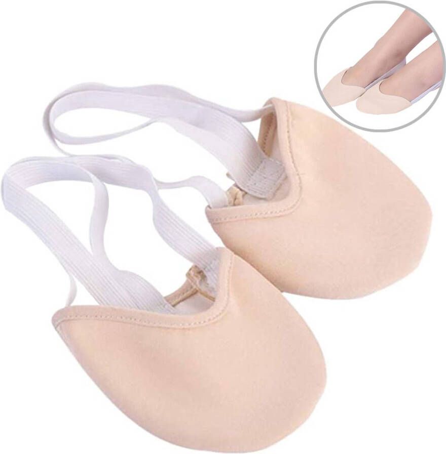 JeiibrZui ? Balletschoenen Meisjes Balletschoenen Zacht Leer & Halve Zool Voor Danscomfort 1 Paar Lichtgoud