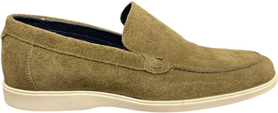 Jenszen Loafers Green Suede