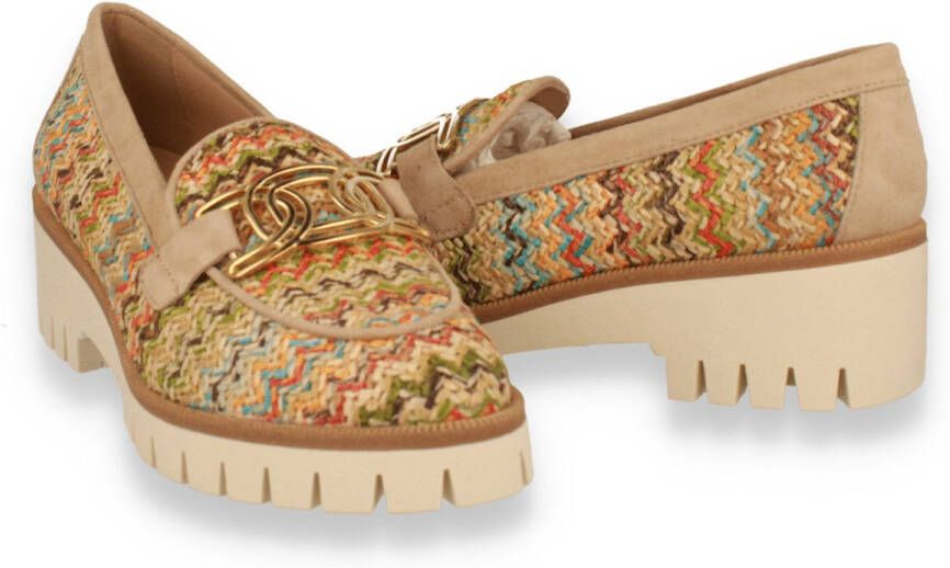 Jhay Dames Mocassin Multicolor