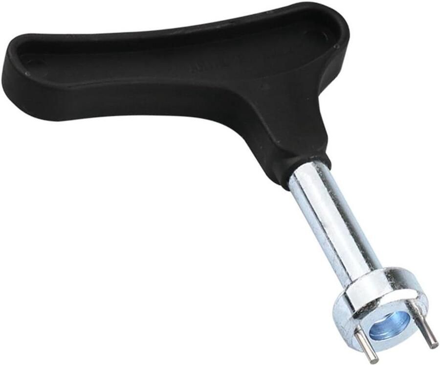 Jhubers goods IJzerlegering Spike-sleutel voor Golfschoenen Noppen Verwijdergereedschap met Comfortabele Grip Golfschoen-spike-verwijderaar (zwart)