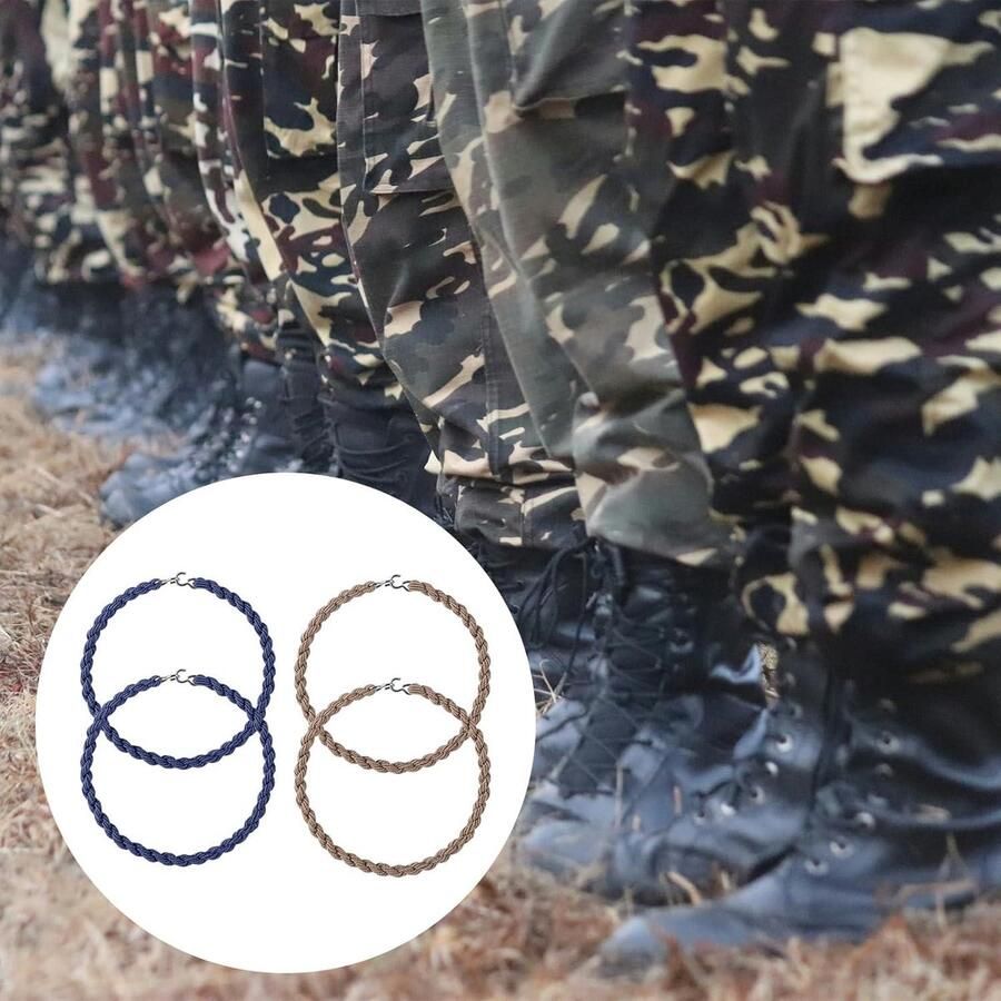 Jhubers goods Laarzenriemen Elastische Banden Metaalhaak Buitenactiviteiten Legerriemen Geschikt voor Laarzen Stuks