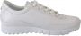 Jimmy Choo Monza White Leather Sneakers - Thumbnail 1