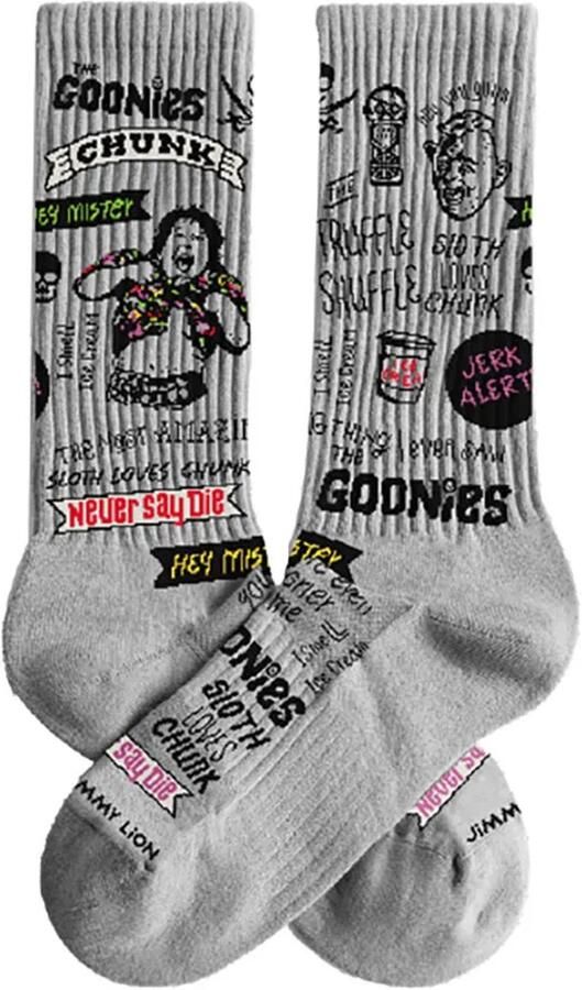 Jimmy lion Athletic Goonies 4 Life Crewsokken Grijs