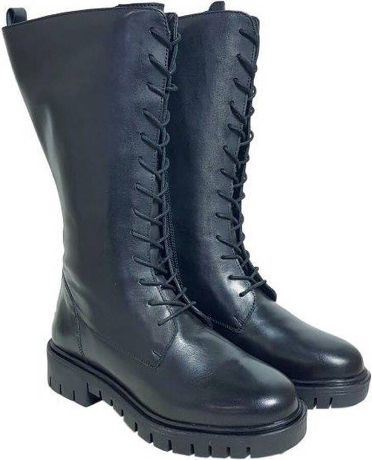 JJ Footwear Dameslaars Custom Made Dorfen Zwart Kuit