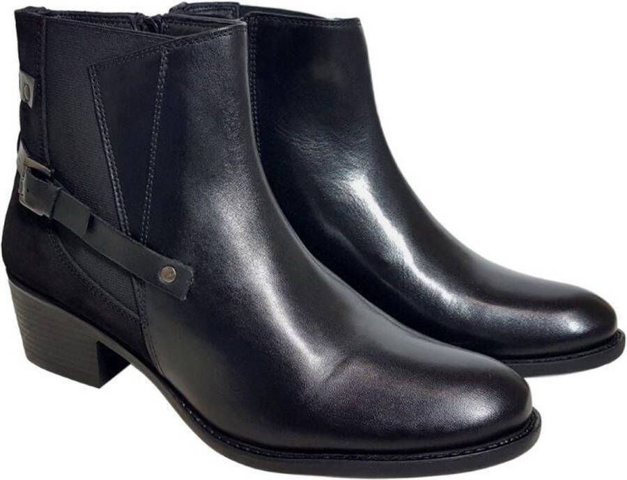 JJ Footwear Enkellaars Custom Made Narita Zwart Voetbreedte K