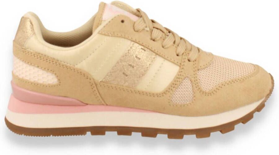 JL Lifestyle SJ LIFESTYLE SJ Dames Sneaker Beige Pink BEIGE