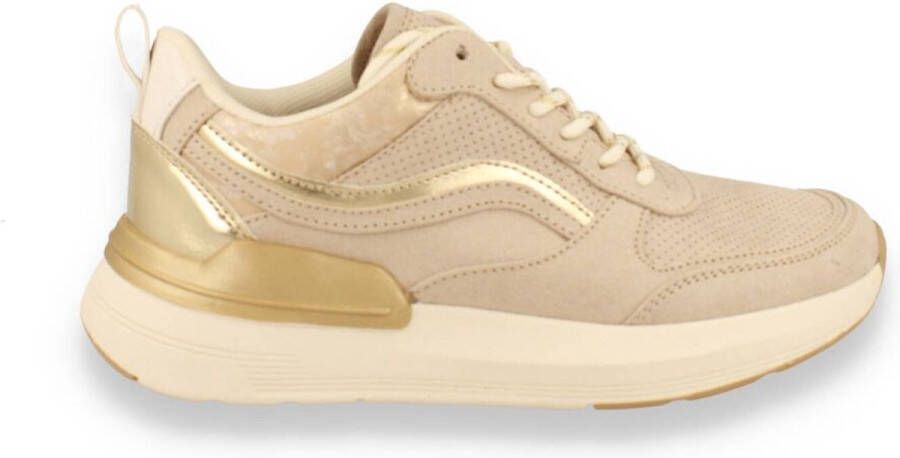 JL Lifestyle SJ LIFESTYLE SJ Dames Sneaker Beige Wit BEIGE