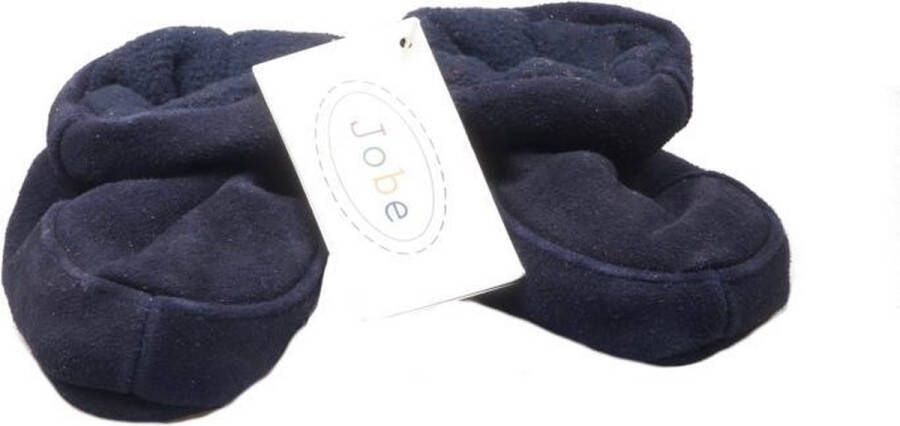 Jobe Babyslofjes – Blauw halfhoog – Maat XS (11cm)