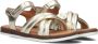 Jochie & Freaks Blossom Sandalen Meisjes Goud - Thumbnail 2