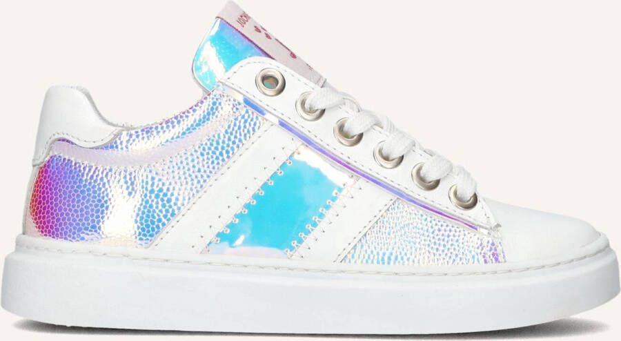 Jochie & Freaks Carlijn Lage sneakers Leren Sneaker Meisjes Multi - Foto 2