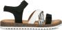 Jochie & Freaks Christel Sandalen Meisjes Zwart - Thumbnail 2