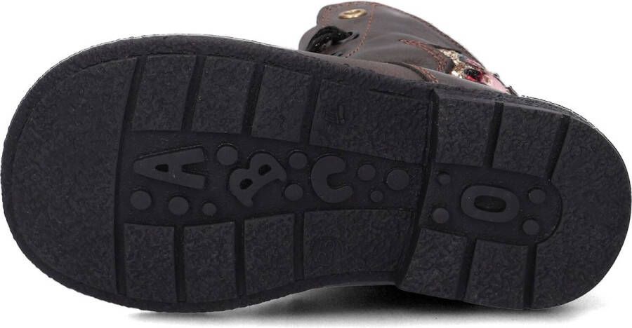 Jochie & Freaks Jf-21170 Veterboots Laarzen Met Veters Meisjes Kids Zwart - Foto 2