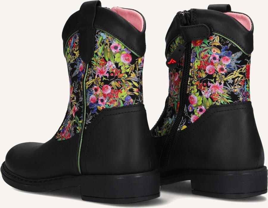 Jochie & Freaks Babs Laarzen Leer Meisjes Zwart - Foto 2