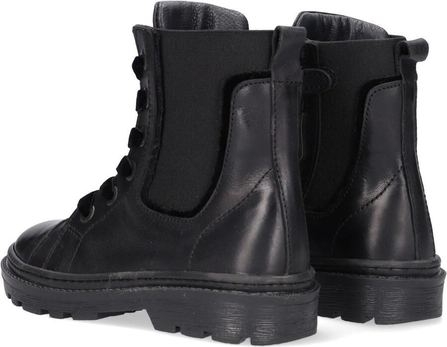 Jochie & Freaks Jf-21388 Veterboots Laarzen Met Veters Meisjes Zwart - Foto 3