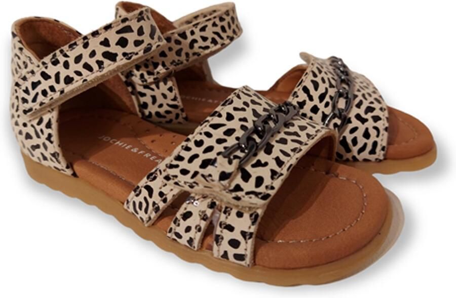 Jochie & Freaks Sandaal Broadway JF-23710 Leopard Zwart Zand Print - Foto 2