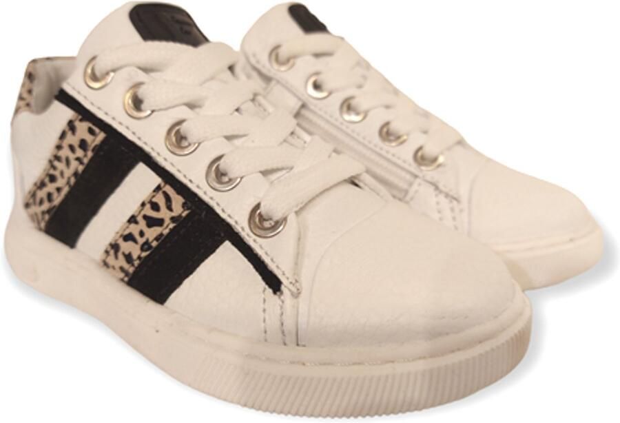 Jochie & Freaks Sneaker Eva JF-23500 Wit Zwart