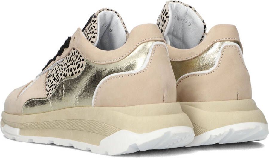 Jochie & Freaks Lole Lage sneakers Leren Sneaker Meisjes Kids Beige - Foto 2