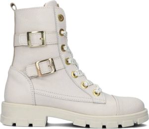 Jochie & Freaks Marieke Veterboots Laarzen Met Veters Meisjes Beige