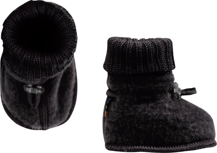 Joha Kid's 68 Sleeping Booties Pantoffels zwart