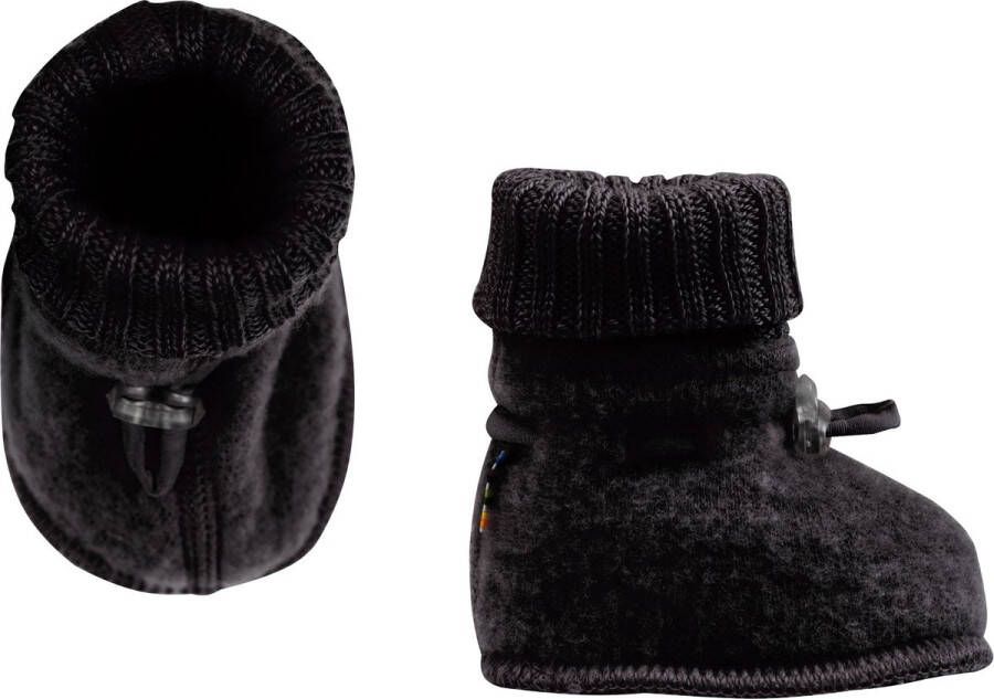 Joha Kid's 68 Sleeping Booties Pantoffels zwart