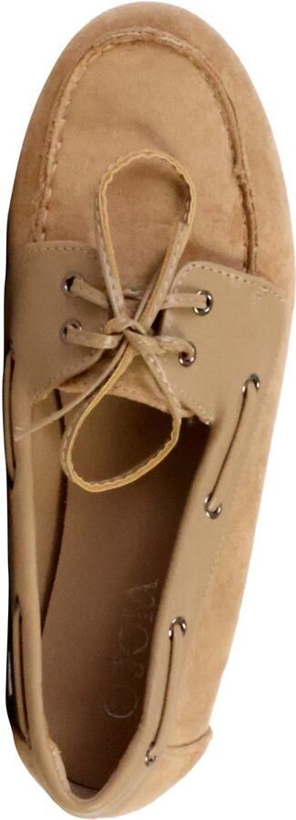 Joia Instappers 'Schnür-Mokassins' beige