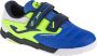 Joma Cancha Jr. 2402 INV CAJS2404INV Kinderen Blauw Indoorschoenen - Thumbnail 1