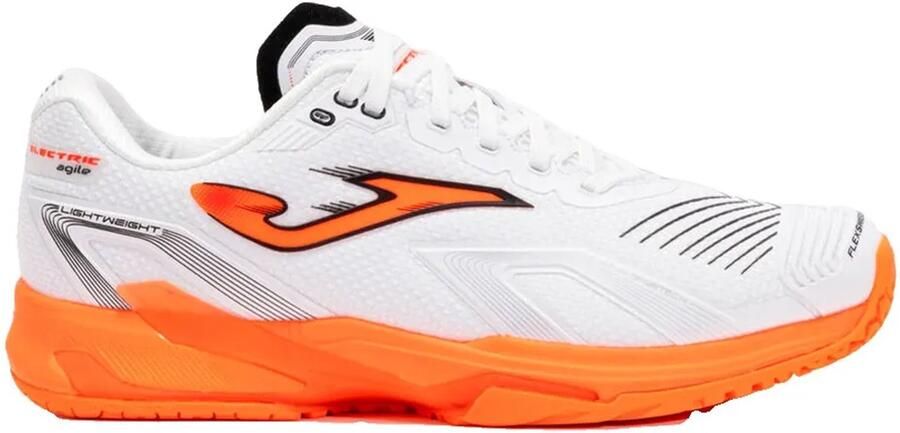 Joma Electric Allcourt Schoenen Wit Oranje 1 2 Man