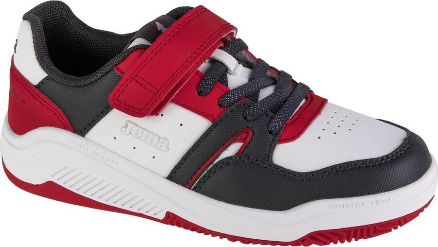 Joma Platea Low Jr 24 JPLAS voor een jongen Wit Sneakers