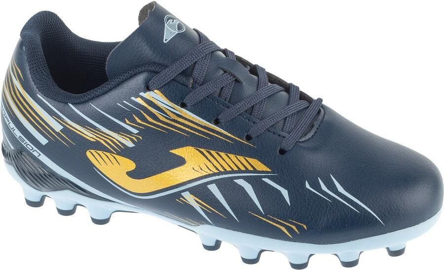Joma Propulsion Jr 25 PRJW AG voor een jongen Marineblauw Voetbalschoenen