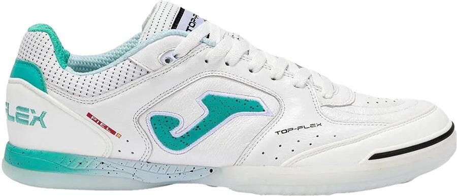 Joma Schoenen Voetbal Top Flex Indoor Wit-Turquoise